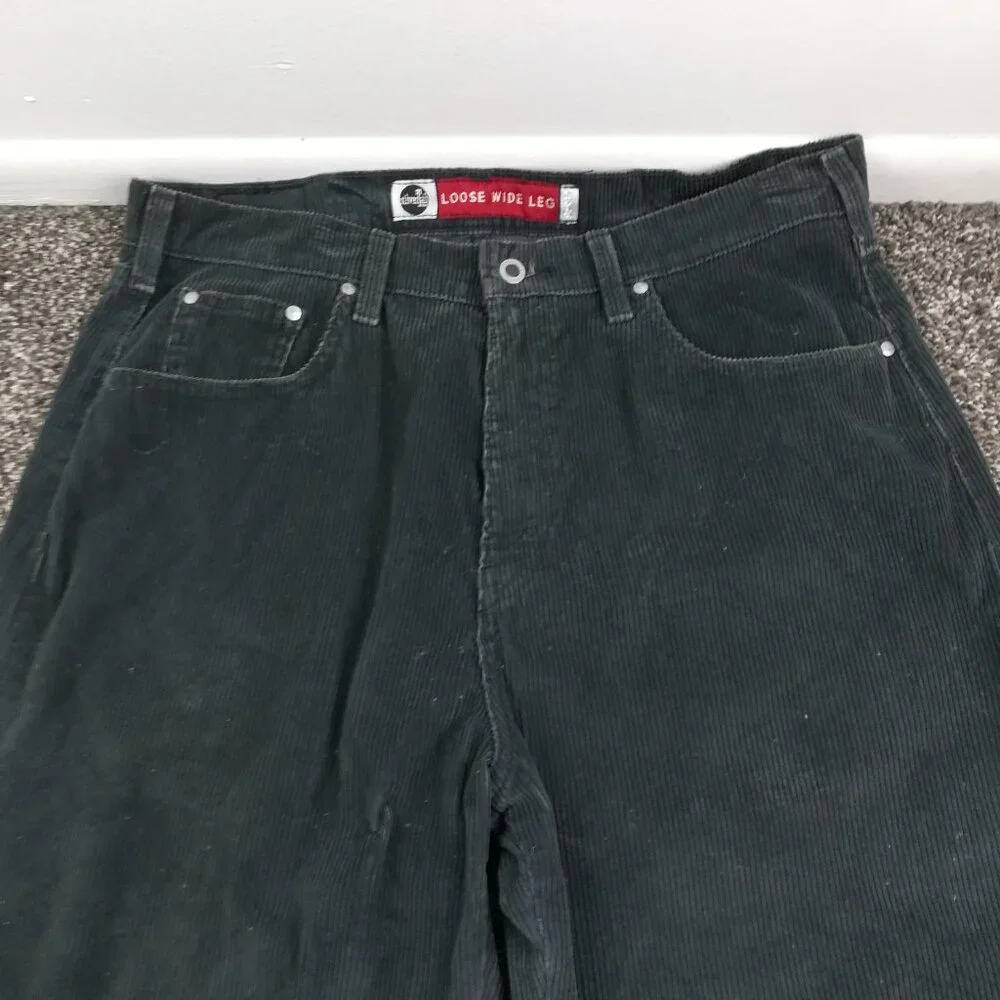 Vintage 1997 Levi's SilverTab Pants Corduroy Loose Fit Wide Leg Baggy Mens 36x30